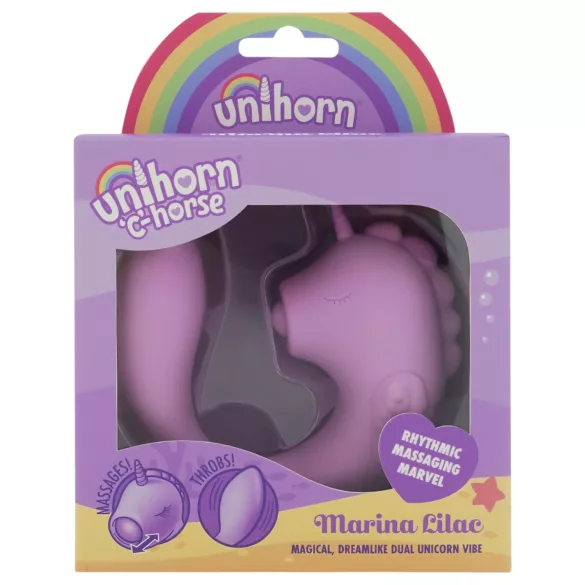 Unihorn C-Horse - G-punkt- og klitorisvibrator (lilla)