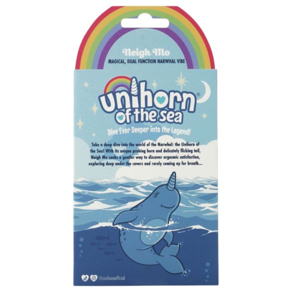 Unihorn Of The Sea - klitorisvibrator med genopladeligt batteri - blå
