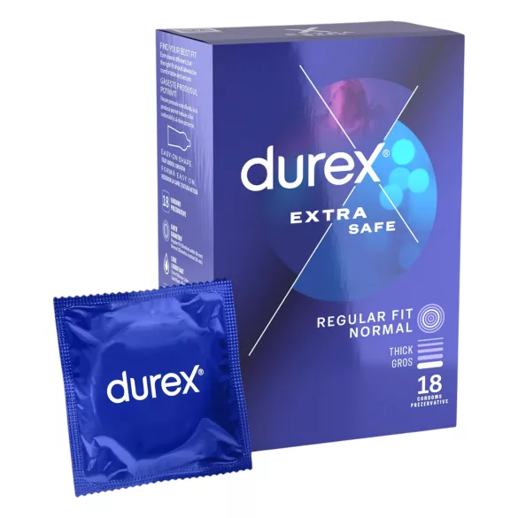 Durex - kondom - ekstra sikker - 18 stk