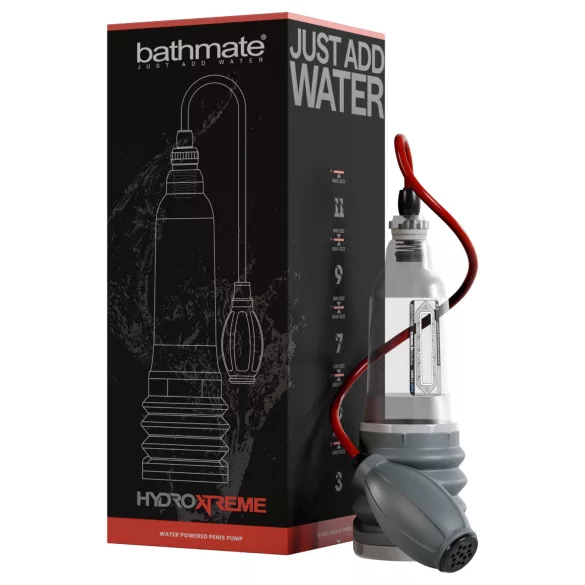 Bathmate HydroXtreme 5 - hydropumpe, uden tilbehør (gennemsigtig)