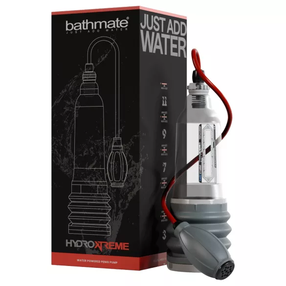 Bathmate HydroXtreme 7 Wide Boy - hydropumpe, uden tilbehør (gennemsigtig)