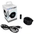 Bathmate Vibe Ring Stretch - genopladelig vibrerende penisring (sort)