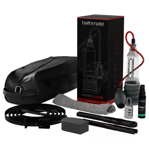 Bathmate HydroXtreme 6 - hydropumpe-sæt (gennemsigtig)