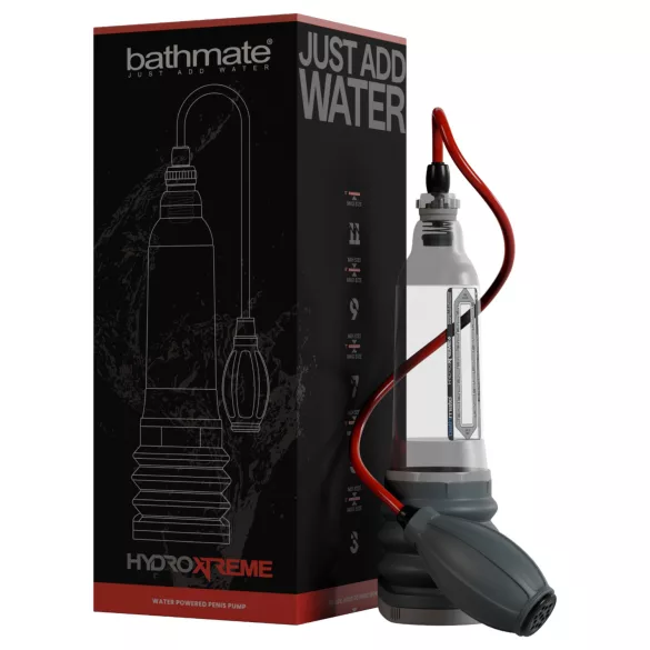 Bathmate HydroXtreme 6 - hydropumpe-sæt (gennemsigtig)