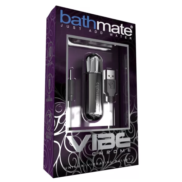 Bathmate Vibe - genopladeligt vibrerende æg (sølv)