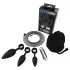 Bathmate Anal Training Plugs Vibe - vibrations anal plug sæt (sort)