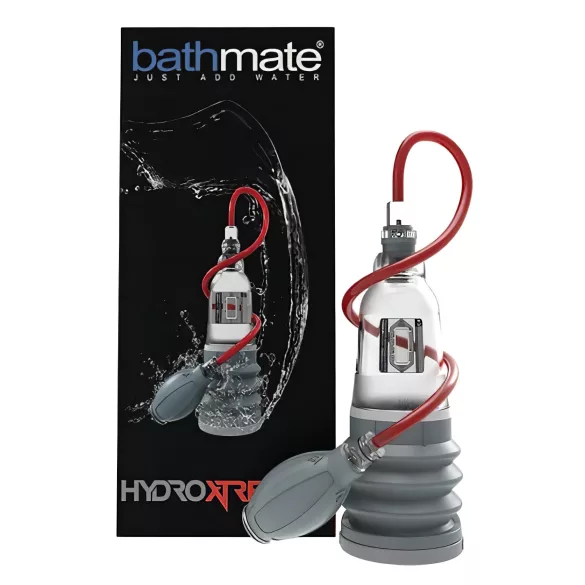 BathMate Xtreme Hydromax 3 - penispumpe sæt - gennemsigtig