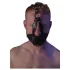 Rouge - maske med gag - ægte læder - sort