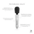 Doxy Go - massage vibrator - sølv