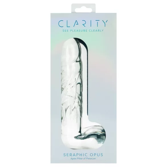 Clarity Seraphic Opus - glas G-punkt dildo (gennemsigtig)