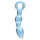 Clarity Utopian Mystique - rillet glas-analdildo (gennemsigtig)