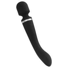 Lonely Lodi - genopladelig 2i1 massager vibrator (sort)