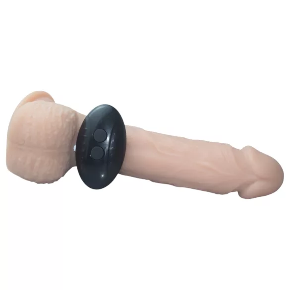 Lonely Swinging - vibrator med rotation og fjernbetjening - genopladelig - natur