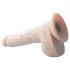 Lonely Swinging - vibrator med rotation og fjernbetjening - genopladelig - natur