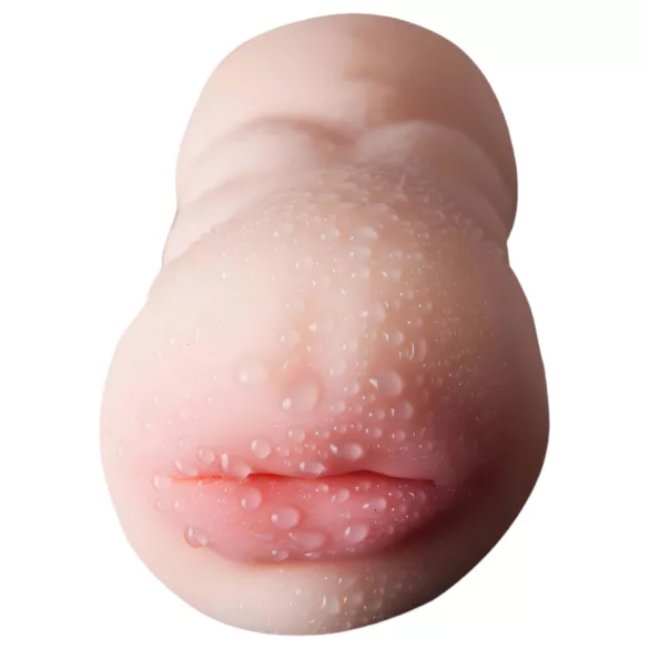 Lonely 2in1 - kunstskede og kunstmund masturbator (natur)