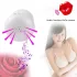 Lonely Happy - masturbator med lyd og vibration - hvid/natur - genopladelig