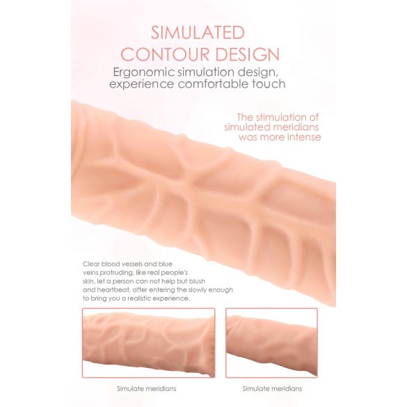 Lonely Max - naturtro vibrator (17 cm) - naturlig