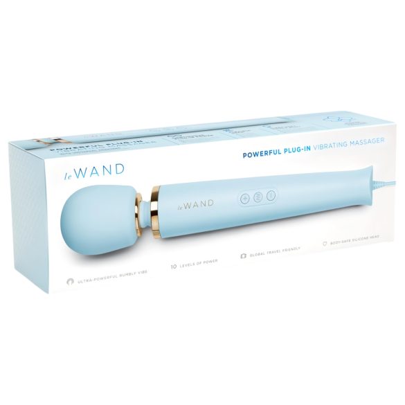 le Wand - wand vibrator - kraftfuld trådet massager - blå