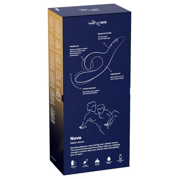 We-Vibe Nova 2 - klitorisvibrator med arm - genopladelig - blå