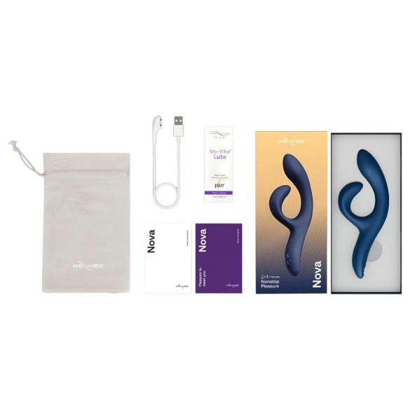 We-Vibe Nova 2 - klitorisvibrator med arm - genopladelig - blå