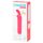 Happyrabbit Bullet - opladelig kanin-stavvibrator (pink)