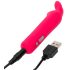 Happyrabbit - bullet vibrator - genopladelig med kaninører - pink