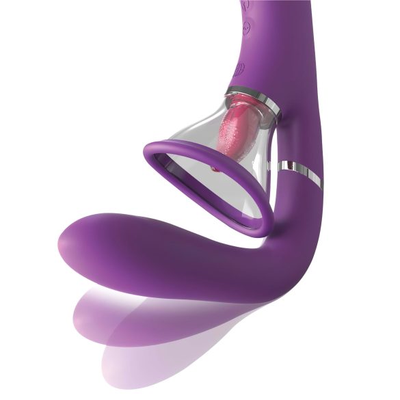 Fantasy For Her - G-punkt og klitoris vibrator med 4 motorer - lilla
