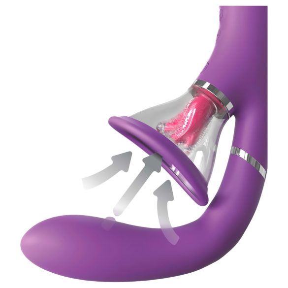 Fantasy For Her - G-punkt og klitoris vibrator med 4 motorer - lilla
