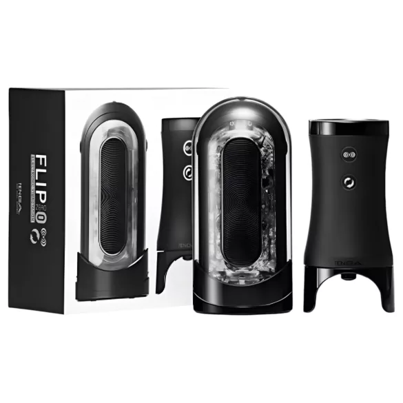 TENGA Flip 0 Electronic - automatisk masturbator - sort