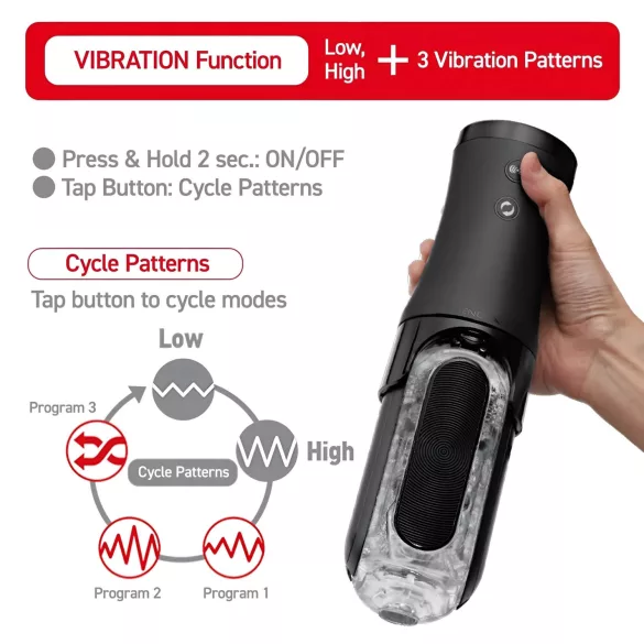 TENGA Flip 0 Electronic - automatisk masturbator - sort