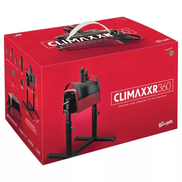 The Banger CLIMAXXR360 - netdrevet sexmaskine med 360° sæde og 2 motorer