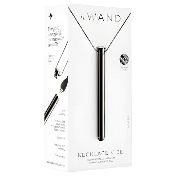le Wand - luksus vibrator halskæde - (sort)