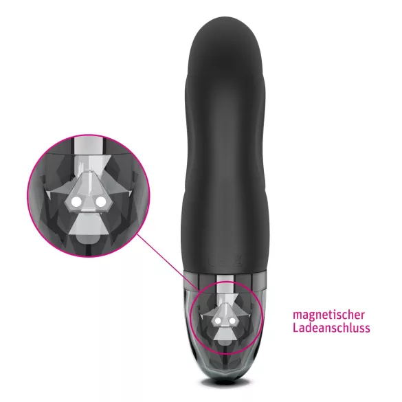 mystim Hop Hop Bob E-Stim - genopladelig elektro vibrator (sort)