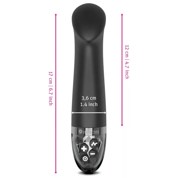 mystim - elektro G-punkt vibrator - sort