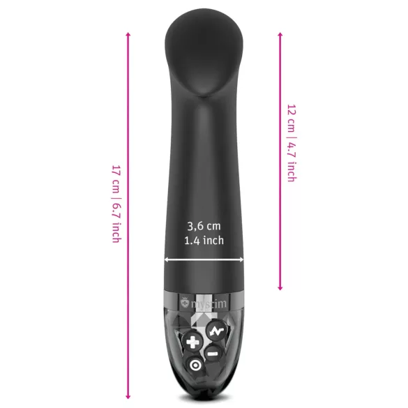mystim - elektro G-punkt vibrator - sort