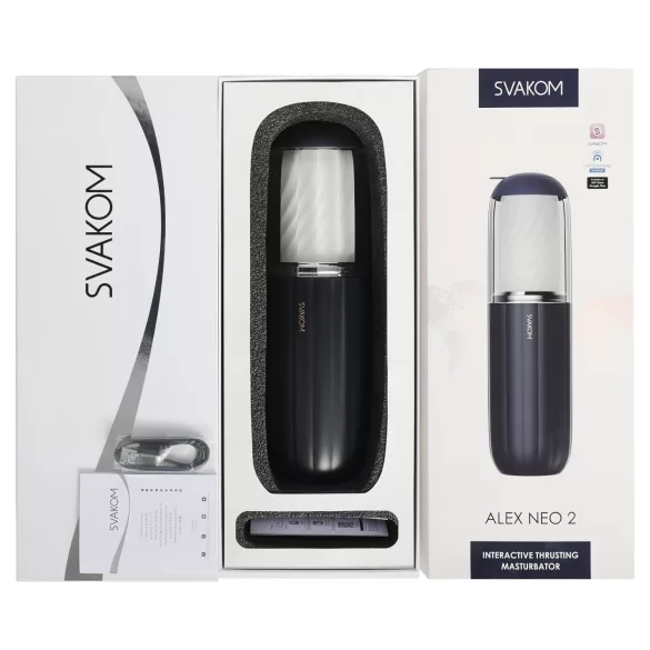 Svakom Alex Neo 2 - automatisk masturbator - op/ned bevægelse - blå