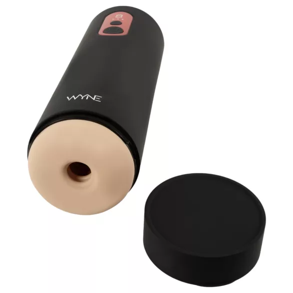 WYNE 08 op‑og‑ned bevægende pulserende masturbator med LED‑display