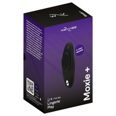   We-Vibe Moxie+ - klitorisvibrator - fjernbetjent, app-styret - sort