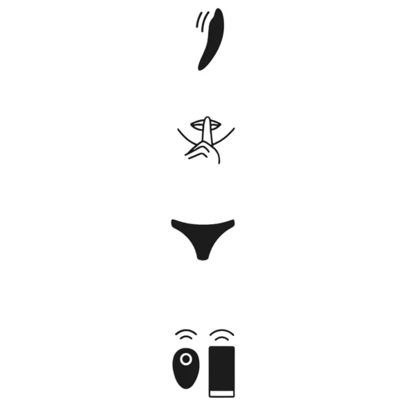 We-Vibe Moxie+ - bærbar klitorisvibrator med app- og fjernbetjening (turkis)