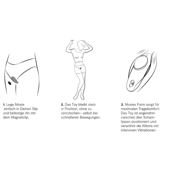 We-Vibe Moxie+ - trådløs, smart klitorisvibrator (turkis)