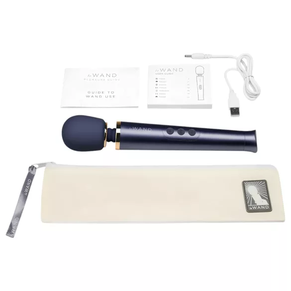 Le Wand Petite - trådløs massagevibrator - blå