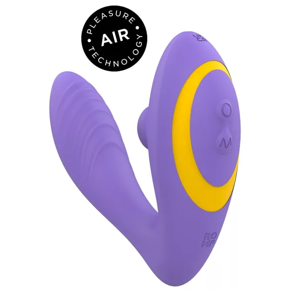 ROMP Reverb - luftbølget 2-i-1 G-punkts vibrator (lilla)