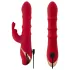 You2Toys - rabbit vibrator med bevægelig ring - rød