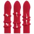 You2Toys - rabbit vibrator med bevægelig ring - rød
