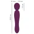 You2Toys Grande - wand vibrator med genopladeligt batteri - rød