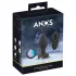 ANOS - lysende, vibrerende anal plug (sort)