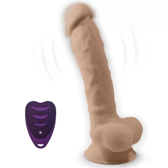 Silexd 8 - fjernbetjent vibrator med kugler - naturfarvet