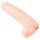Realistixxx Double Fucker - påspændt analvibrator (naturfarvet)