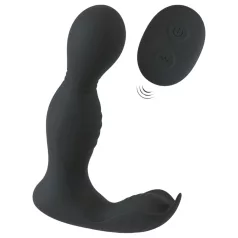 Rebel - 2i1 prostata vibrator med fjernbetjening - sort