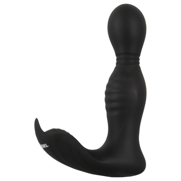 Rebel - 2i1 prostata vibrator med fjernbetjening - sort